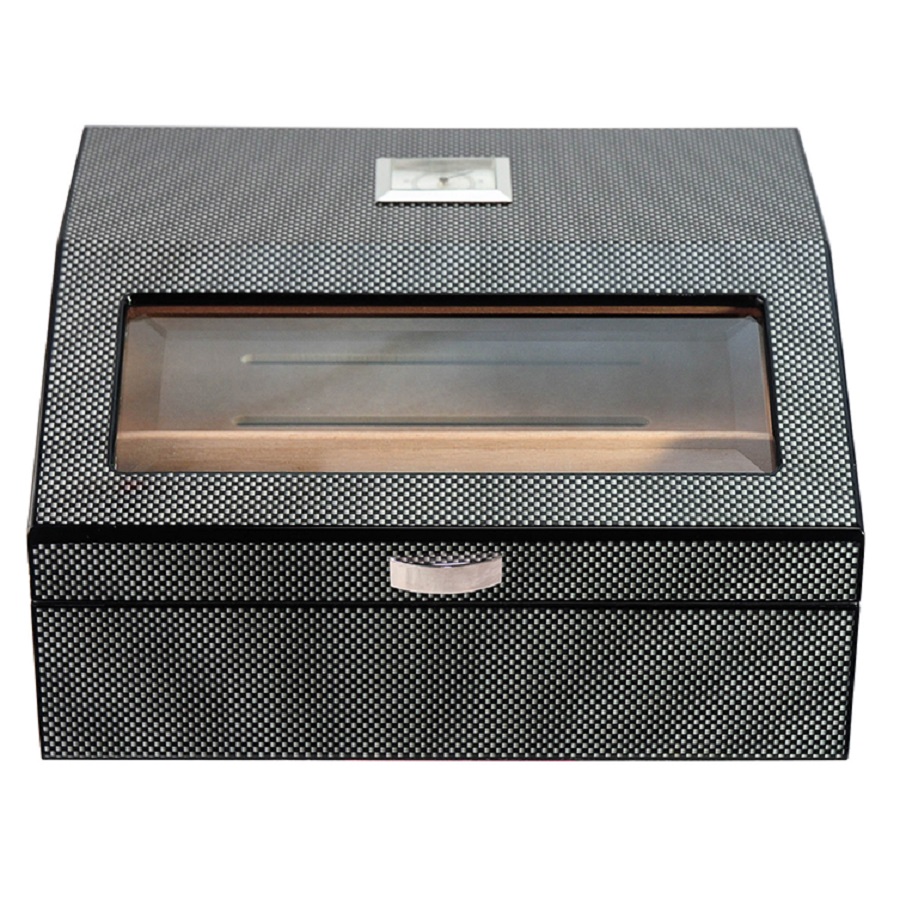 carbon fiber grain wood Cigar humidor