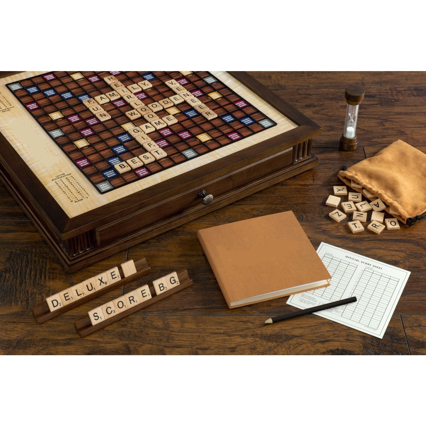 Desk top crossword  board game with turntable