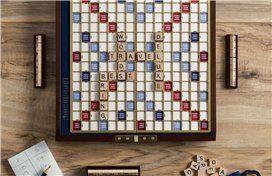 Foldable desk top crossword  board game crossword