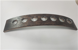 Bend wood  bridge shape candle holder