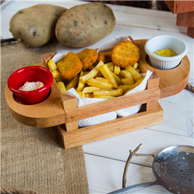 Snack Wooden Serving Tray