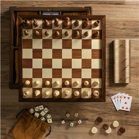 2 in 1 Board Game With Drawers