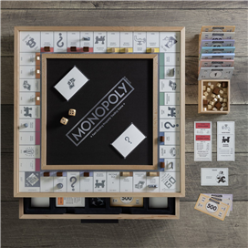 Natural color desk top board game Monopoly